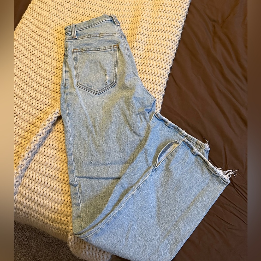 Abercrombie & Fitch Light Blue Straight Leg Jeans